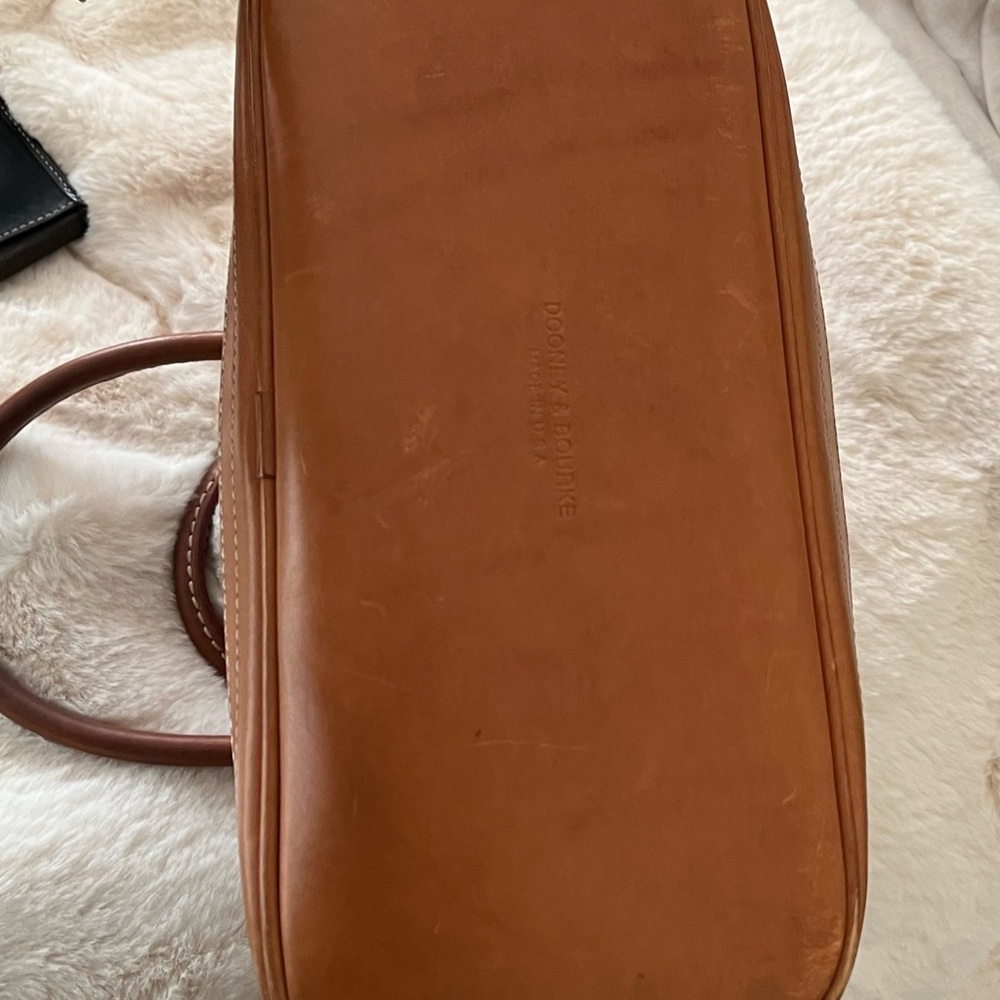 Dooney & Bourke Monogram Canvas and Leather Handbag - Picture 4 of 16